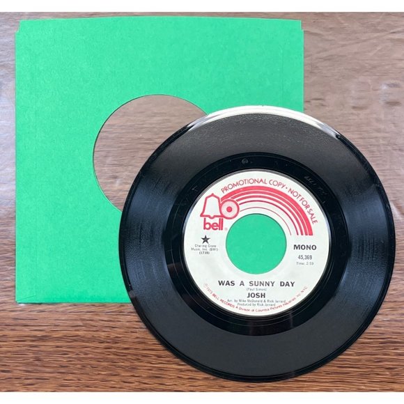 Josh Was A Sunny Day 45 Rock Promo Bell 45-369 - Picture 4 of 4